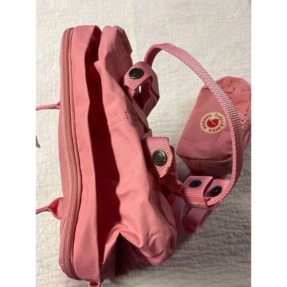 NWT Scandinavian Fjällräven Kånken Backpack & Hip Pack Gift Set – Light Pink - Picture 5 of 10